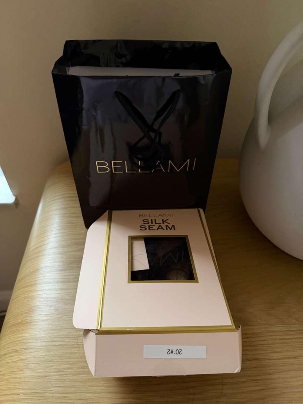 Bellami Silk Seam 20” Clip in Extensions - Dark Brown